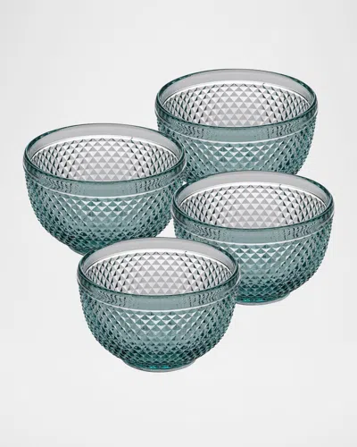 Vista Alegre Bicos Small Bowls, Set Of 4 In Blue