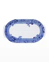 Vista Alegre Blue Ming Large Oval Platter In Blue
