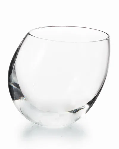 Vista Alegre Blues Triple Old Fashion Glass In White