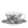 Vista Alegre Calcada Portuguesa Tea Cup & Saucer, Set Of 2 In Multi