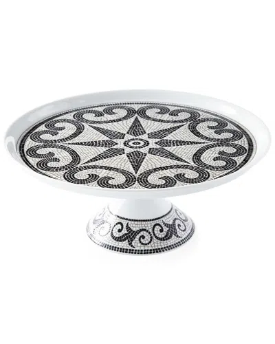 Vista Alegre Calcada Portuguese Cake Stand In Brown