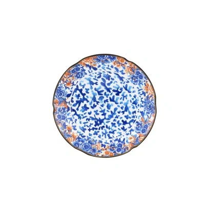 Vista Alegre Cannaregio 11" Dinner Plate In Blue;orange