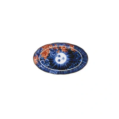 Vista Alegre Cannaregio Platter In Blue;white;orange