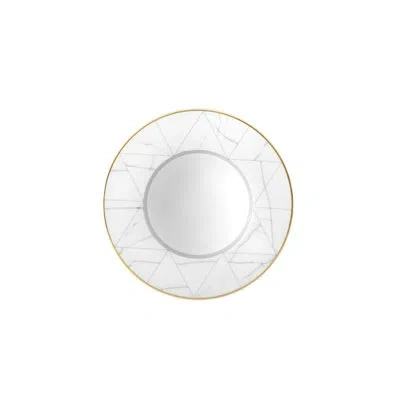 Vista Alegre Carrara 10" Dessert Plate In White;gray