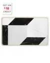 Vista Alegre Carrara Large Rectangular Platter With $15 Credit In Black