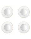 Vista Alegre Carrara Soup Plates, Set Of 4 In White