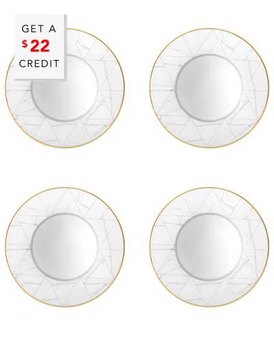 Vista Alegre Carrara Soup Plates (set Of 4) With $22  Credit In White