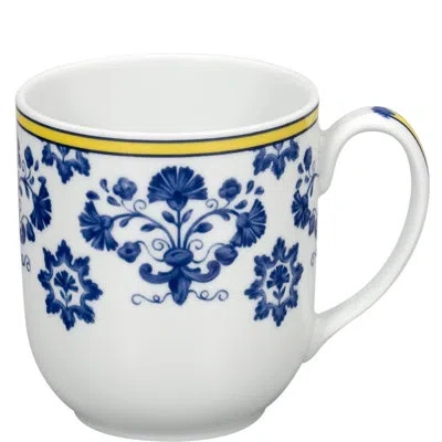Vista Alegre Castelo Branco Coffee Mug In Blue;white;yellow
