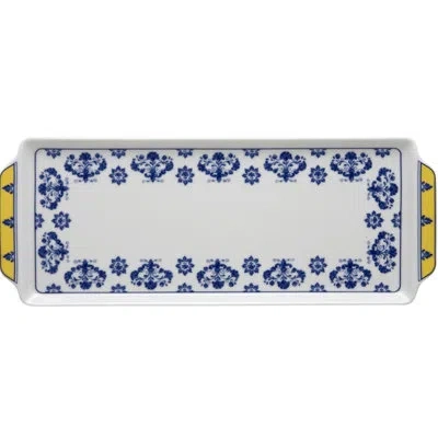 Vista Alegre Castelo Branco Tart Tray In Blue