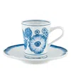 Vista Alegre Coralina Blue Coffee Cup And Saucer - Exclusive In Blue