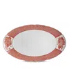 Vista Alegre Coralina Large Oval Platter In Coral