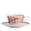 Vista Alegre Coralina Teacup And Saucer In Coral
