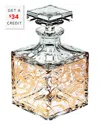 Vista Alegre Cronos Whiskey Porcelain Decanter In Clear