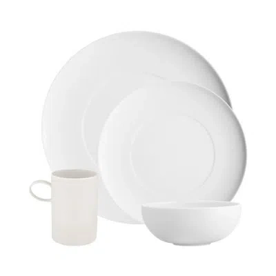Vista Alegre Domo 4 Piece Place Setting, Service For 1 In White