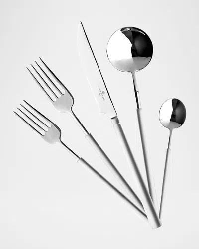 Vista Alegre Domo Matte 5-piece Place Setting In Matte Silver