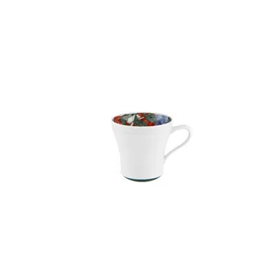 Vista Alegre Duality Coffee Mug In White;green;red