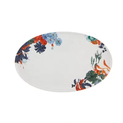 Vista Alegre Duality Platter In Blue;orange