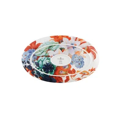 Vista Alegre Duality Platter In Blue;orange