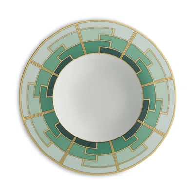 Vista Alegre Emerald Soup Plate In Green