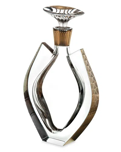 Vista Alegre Fenix Whiskey Decanter With Gold Details