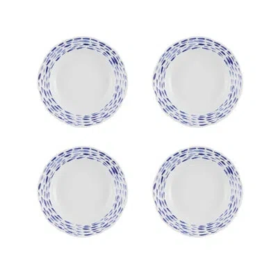 Vista Alegre Folkifunki 8.94" Dessert Plate In Blue;white