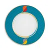 Vista Alegre Futurismo Dessert Plate In Blue