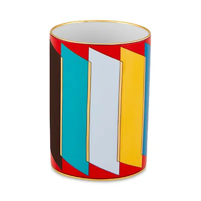 Vista Alegre Futurismo Pen Holder In Multi