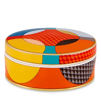 Vista Alegre Futurismo Round Box - Large In Multi