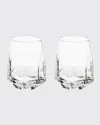 Vista Alegre Gemstone Double Old-fashioned Glasses, Set Of 2 In Transparent