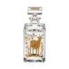 Vista Alegre Golden Whisky Decanter With Gold Goat In Transparent