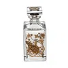 Vista Alegre Golden Whisky Decanter With Gold Rat In Transparent