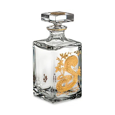Vista Alegre Golden Snake Whiskey Decanter