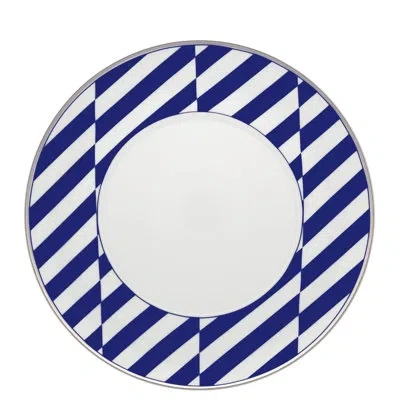 Vista Alegre Harvard 9" Salad Or Dessert Plate In Blue