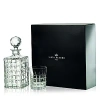 Vista Alegre Helsinky Case With Whisky Decanter And 4 Old Fashioned Glasses In Clear