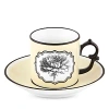 Vista Alegre Herbariae By Christian Lacroix Coffee Cup And Saucer In Yellow