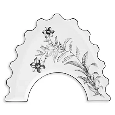 Vista Alegre Herbariae By Christian Lacroix Half Moon Tray In Multi