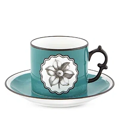 Vista Alegre Herbariae By Christian Lacroix Teacup And Saucer In Blue