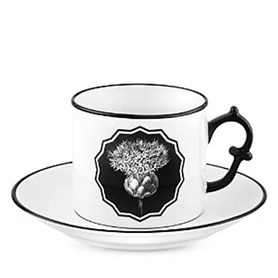 Vista Alegre Herbariae By Christian Lacroix Teacup And Saucer In White
