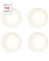 Vista Alegre Ivory Bread And Butter Plates (set Of 4) With $10 Credit In Ivory