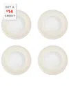 Vista Alegre Ivory Soup Plates (set Of 4) With $14 Credit In Ivory