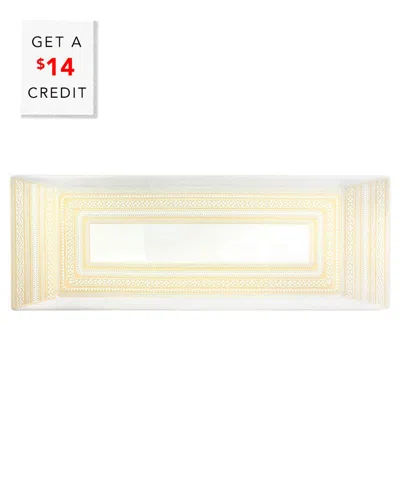 Vista Alegre Ivory Tart Tray With $14 Credit