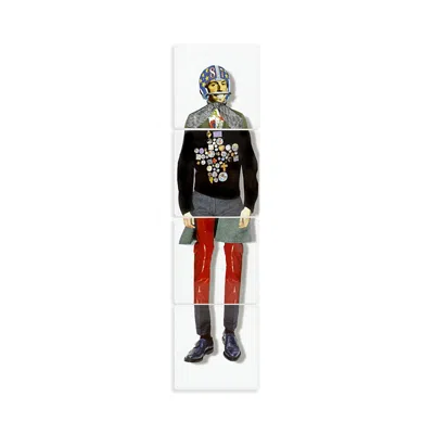 Vista Alegre Love Who You Want By Christain Lacroix Coasters, Set Of 4 In Football Player