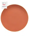 Vista Alegre Mar Salmon Charger Plate With $11 Credit In Orange