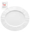 Vista Alegre Matrix Oval Platter With $19 Credit In White