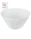 Vista Alegre Matrix Salad Bowl With $19 Credit In White