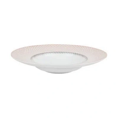 Vista Alegre Maya 9.92" Dessert Plate In White;orange