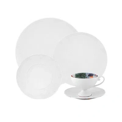 Vista Alegre Museum 5 Piece Place Setting Set, Service For 1 In Blue;white;red