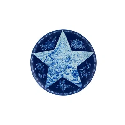 Vista Alegre Natal 2022 Christmas Plate In Blue