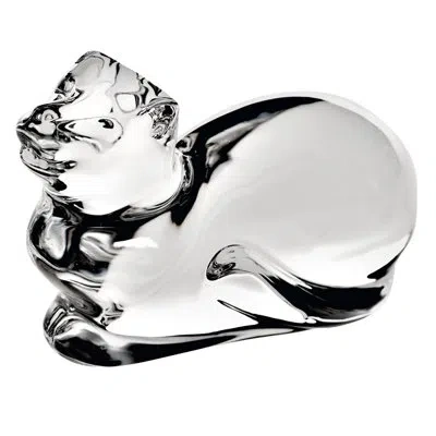 Vista Alegre Noah Cat Gift Box Figurine In Clear