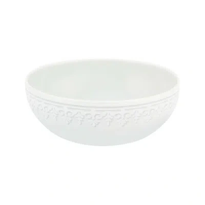 Vista Alegre Ornament Cereal Bowl In White